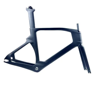 700C Carbon Fiber T800 Toray Carbon Fiber Track Bike Frame FM208 Fixed Gear Bike Frame with Stem