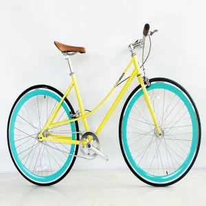 700C City Step Through Bike Chromoly Steel Frame 3 Speed Internal Hub Vintage Ladies Commuter Womens Bicycle