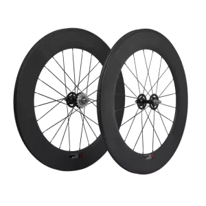 700C Custom Highway Single Speed Carbon Fiber Fixed Gear Track Bike Wheelset 88mm Depth 25mm Width Tubeless Clincher Wheels