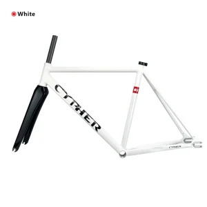 700C Fixed Gear Aluminum Alloy Racing Track Bicycle Frame Single Speed Frame Set with Carbon Fork