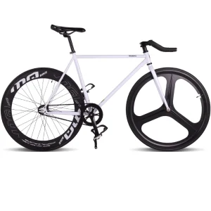 700C Fixed Gear Bike Fixie Single Speed Steel Frame Track Bicycle for Urban Commuting OEM & ODM Customization Available