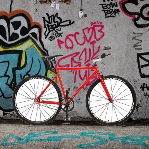 700C Steel Fixed Gear Track Bicycle Adult Spinning City Sport Mountain Gravel Pit Quad Road Dirt Bike 6-Speed