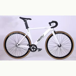700C Urban Track Racing Bicycle Single Speed Fixed Gear Bike Racing Drop Handlebar Road Bike Road Bicycle with Fixed Gear Brake
