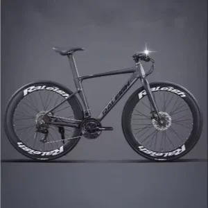 700CB Men’s Women’s Sport Road Bike Aluminum Alloy 27-Speed Dual Disc Brakes Variable Speed Drop Handlebars Bilateral Folding