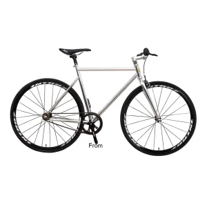 700c Fixed Gear Track Bicycle Chrome Molybdenum Steel Adult Road Bike