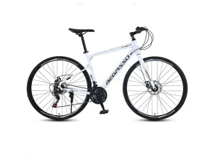 700c Road Bikes for Men Customized Logo Steel Frame Hard Frame (non-rear Damper) 21 Speed Disc Brake Ordinary Pedal