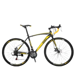 700c Sport Road Bicycle with Steel Frame Aluminum Rims 21 24 27 Speed Road Bike