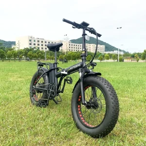 New Sporty A7AM20 Hybrid 250W 350W 500W 750W Fat-Tire Folding Motorcycle Bicycle Adult Electric Bike