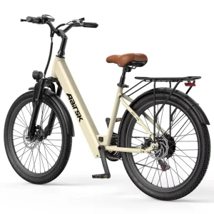 Aairsk 24 Inch Front Suspension Electric Bicycle 400W Ebike With 36V 13Ah Lithium Battery 24 Tire City Electric Bike