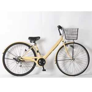 Adult 6 Speed Classic Retro Light City Bicycle Men’s Steel Fork Brake Line Bike