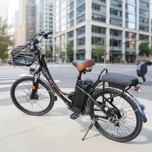 Adult City Electric Bike Road Bicycle Chargeable Bicycle Electric City Bike