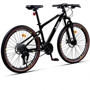 Adult Men’s 24 Speed Mountain Bike with High Carbon Steel Frame and Fork Suspension for Teenagers & Middle School Students