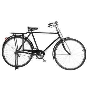 Adult Men’s Classic Traditional Nostalgia City Bike Steel Frame Single Speed 28″ Wheel