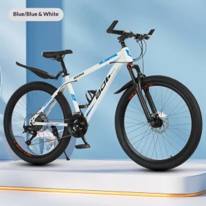 Adult Men’s High Carbon Steel Frame 24 26 Inch 27 Speed Mountain Bike Suspension Aluminum Alloy Rims Cross Country Comfortable