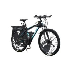 Adult Men’s Mountain Bike Variable Gears Lightweight Shock-Absorbing Soft-Tail Frame Dual Disc Brakes Cross-Country Commuting