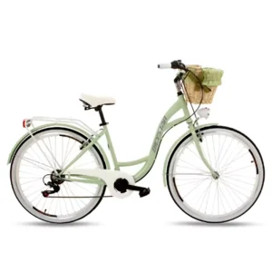 Adult Women’s 28″ Dutch Classic City Cruiser Bike Steel Fork 7 Speed Gears Ladies Bikes