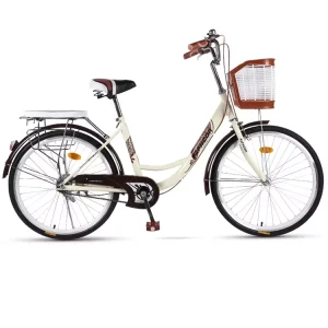 Adult Women’s City Bike/Cycle/Bicycle for Women Lady Popular in City with Basket Bicycle Parts Accessories Ladies Cycle