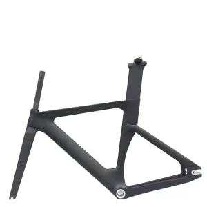 Aero Carbon Track Frame Carbon 700C Track Bike Bicycle Frameset Size 49 51 54cm Fixed Racing Carbon Fixed Gear BSA Track Bike