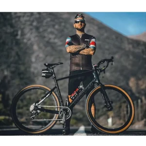 Aero Design Carbon Fiber Gravel Bike 700*40C Tire 22/24 Speed Off-road Black Gray Color Disc Brake Road Bicycles