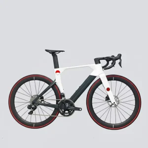 Aerodynamic Full Carbon Road Bike (T800) Lightweight Race Geometry Wheeltop EDS TX Wireless Electronic Ready
