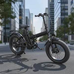 All Terrain Eco friendly Folding Electric Mountain Bike Electric Commute City Bicycle