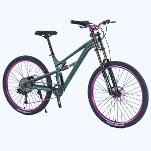 Aluminum Alloy 27.5/26 Inch Soft Tail Mountain Bike Adult Men’s Downhill Shock Absorption 11Speed