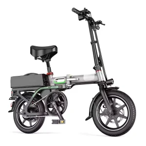 Aluminum Alloy Brushless Ebike with Lead Acid Battery and Drum Brakes Sensitive