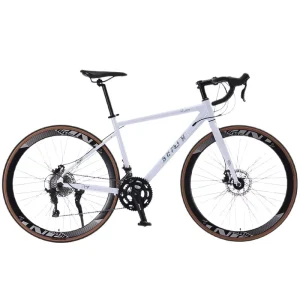 Aluminum Alloy Cruiser City Bike Bicycles 18 Speed Disc Brakes Internal Cable Routing Competitive Use Adults Boys