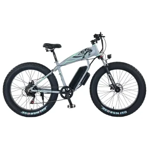 Aluminum Alloy Lithium Battery 7 Speed 350W Brushless Motor Rear Hub Mountain Bike 26*4.0 Inch Ultra-wide Fat Tires 12Ah 48V