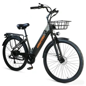Aluminum Alloy Women’s Electric City Bike 36V 250W Front Suspension Integrated Battery for Urban