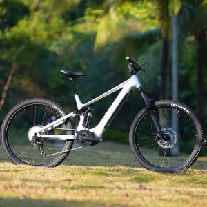 Aluminum EMTB Full Suspension Electric Mountain Bike Electric Mid Drive E MTB 48V 29 Inch