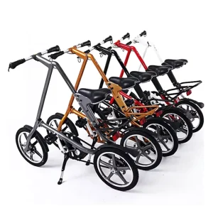 Aluminum Lightweight Foldable Bike with Hydraulic Disc Brake Full Shockproof Frame 16 Inch Wheels Belt Drive