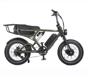 Aluminum Suspension Bafang 750W E Bike Dual Motor 48v 20ah 15ah Lithium Battery Electric Bicycle 20 Inch Fat Tire Bike