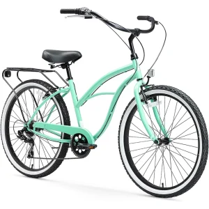Around The Block Women’s Beach Bicycle, Mint Green