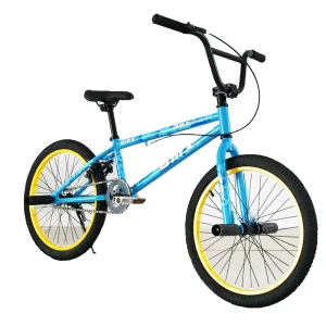 BMX 20 Inch Acrobatic Performance Bike with 4 Foot Levers for Fancy Climbing Stunt Bicycle with Colorful Pretty Look