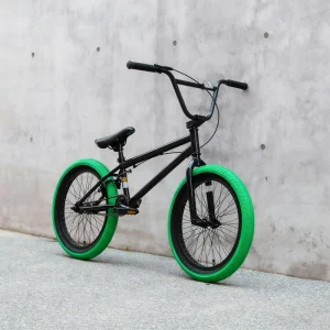 BMX Bicycle 22 Inch Aluminum Single Speed Racing Street Wheelie Line Freestyle for Old Boys Girls and Beginner Level Riders