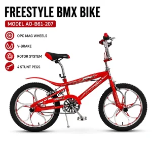 BMX Bike Freestyle Youth and Beginners level to Advanced Adult Riders 20 Inch Wheels Freestyle Bicycles Cycle