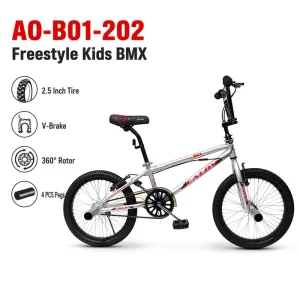 BMX Cycles 20 Inch Steel Frame Single Speed Bike Freestyle Racing Bicicleta Sport Bicycle