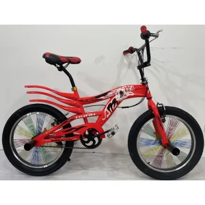 BMX Dirt Jump Racing Bike Disc Brake Single Speed 20 Inch Aluminum Wheels Steel Fork Full Shockproof Frame