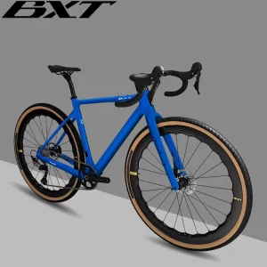 BXT Gravel 135 Carbon Gravel Bike 700C*40C Internal Cable Routing Factory Carbon Fiber Gravel Bicycle Bikes GRX RX600 2*11 Speed