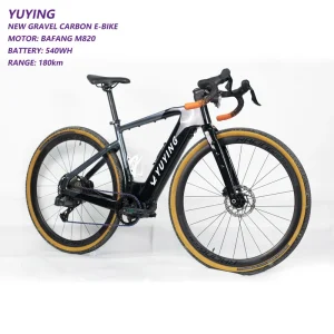 Bafang 700c Carbon Fibre Frame E Gravel Bike 250w Motor Power 36v Tube Battery 180km Commute Trail Mid Motor Electric Road Bike