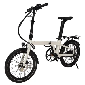 Belt Drive Carbon Fiber Folding Ebike Lightweight 36V 250W 350W Electric Bicycle 20” for Adult