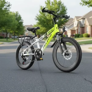 Bicycle 6 12 Years Old Boys Girls Teenagers Students 20 High Carbon Steel Mountain Bike 6 Speed Disc Brake Shock Absorption