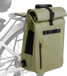 Bicycle Pannier for Outdoor Adventure Waterproof Dry Bag for Kayaking for Daily Bike Commuting in Rain