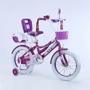 Bicycles Baby BMX Cycle Kids Street 16 Inch Trainer Bike Children Bicycle with Doll Seat