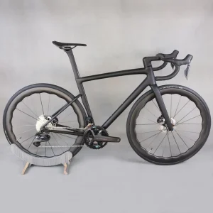 Black Matte 24 Speed Road Complete Bike TT-X70 With Ultegra R8170 Di2 Groupset Carbon Spokes Wheelset 7.3KG Full Bicycle
