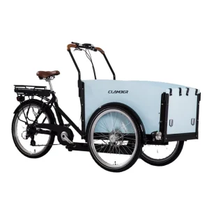 Box Bike 24 Inch Wheel Cargo Trike Electric Family Use Cargo Bike for Sale