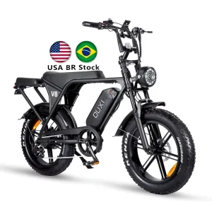 Brazil Warehouse V8 1000W Electric Bike Bicicleta Eletrica Electric Scooter Hybrid Motorized Bicycle Ebike BR Stock
