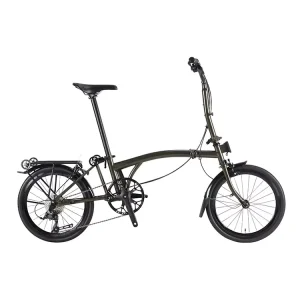 Brompton Folding Bicycle Unisex Portable 9 Speed Folding Bicycle Light Brompton Folding Bicycle