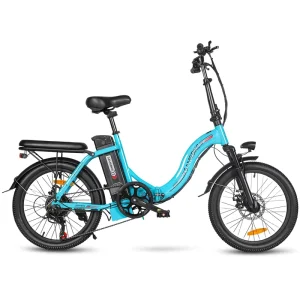 CA Warehouse Electric Foldable Waterproof Bicycles 20 Inch Us Stock 7 Speed Ebike Retro Powerful Watt Folding Electric Bike